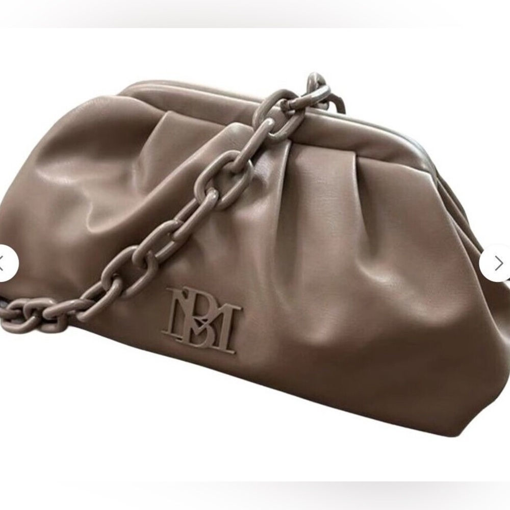 NWT BADGLEY MISCHKA Ruched Convertible Clutch
